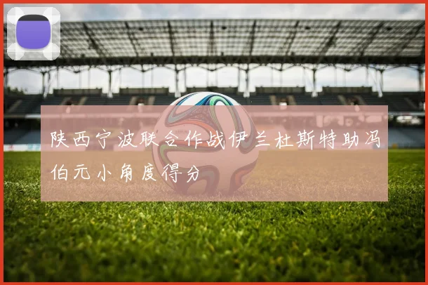 陕西宁波联合作战伊兰杜斯特助冯伯元小角度得分